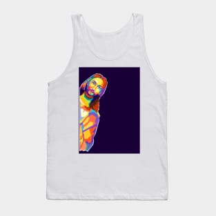 Jesus Meme Wpap Pop Art Tank Top